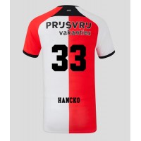 Camiseta Feyenoord David Hancko #33 Primera Equipación Replica 2024-25 mangas cortas